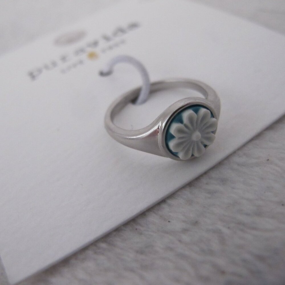 Pura Vida Cameo Ring - Size 5 - Picture 2 of 9